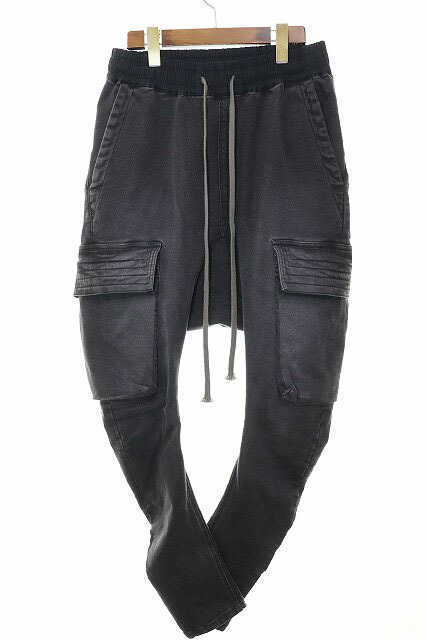 【中古】A.F ARTEFACT BLACK DENIM CARGO SARROUEL SKINNY PANTS SIZE2 ブラック デニム カーゴ サルエル スキニー パンツ 【ブランド古着ベクトル】●251018 メンズ 【ベクトル 古着】 251018