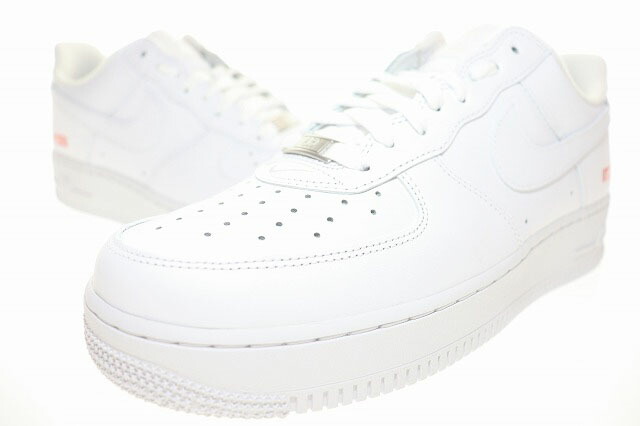 【中古】シュプリーム SUPREME × SUPREME AIR FORCE 1 LOW WHITE 27.5cm CU9225-100 シュプリーム エア フォース ロー ホワイト 【ブランド古着ベクトル】☆AA★▲■251216 メンズ 【ベクトル 古着】 251216