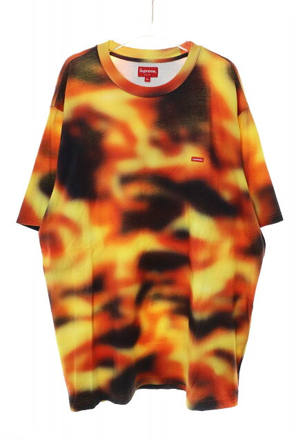 【中古】シュプリーム SUPREME 23SS SMALL BOX TEE FLAMES RED XL スモール ボックス ロゴ 半袖 Ｔシャツ フレイム 総柄 【ブランド古着ベクトル】☆AA★260311 メンズ 【ベクトル 古着】 260311