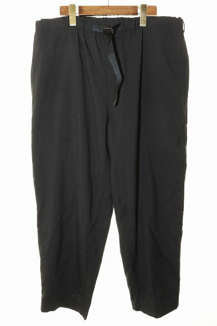 【中古】ザエンノイプロフェッショナル The ennoy Professional 24SS WOOL BLEND RIP STOP EASY PANTS BLACK XL SS24BRENPT04LP ウール ブレンド リップ ストップ イージー パンツ ブラック 【ブランド古着ベクトル】251204 メンズ 【ベクトル 古着】 251204