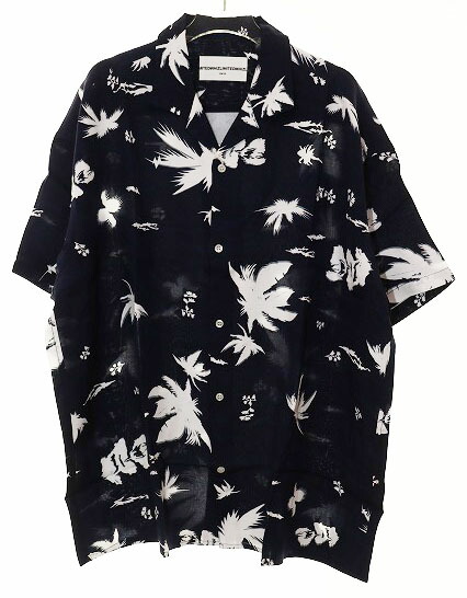 【中古】WHIZ LIMITED 25SS BLADELEAF SHIRT NAVY L WL-S-98 ウィズ リミテッド ブレイドリーフ シャツ ネイビー 半袖 アロハ 【ブランド古着ベクトル】●■260106 メンズ 【ベクトル 古着】 260103