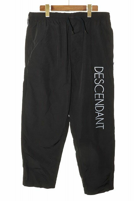 【中古】ディセンダント DESCENDANT 21AW SHORE NYLON BEACH PANTS BLACK ショア ナイロン ビーチ パンツ ブラック 【ブランド古着ベクトル】●251219 メンズ 【ベクトル 古着】 251219