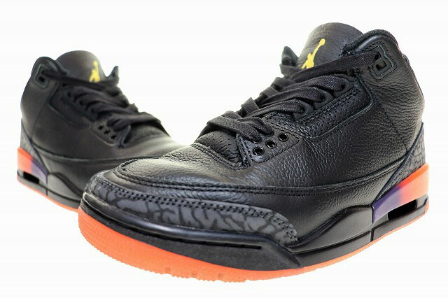 【中古】ナイキ NIKE AIR JORDAN 3 RETRO SP RIO 2024 23cm J.BALVIN FN0344-001 AJ3 エア ジョーダン III レトロ スペシャル リオ J バルヴィン ブラック 黒 【ブランド古着ベクトル】●▲■260413 レディース 【ベクトル 古着】 260413｜ベクトル プリマベーラ店