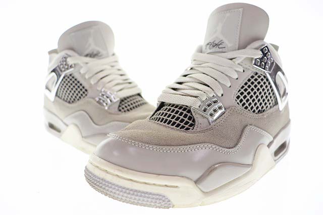 【中古】ナイキ NIKE WMNS AIR JORDAN 4 RETRO FROZEN MOMENTS 23cm AQ9129-001 AJ4 ウィメンズ エア ジョーダン レトロ フローズン モーメンツ 【ブランド古着ベクトル】●▲■260121 レディース 【ベクトル 古着】 260121