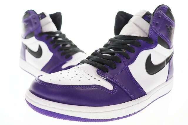 【中古】ナイキ NIKE AIR JORDAN 1 RETRO HIGH OG COURT PURPLE 27.5cm 555088-500 AJ1 エア ジョーダン レトロ ハイ コート パープル 【ブランド古着ベクトル】▲■260115 メンズ 【ベクトル 古着】 260115