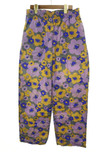 【中古】アクネ ストゥディオズ Acne Studios FLOWER PRINT TROUSERS XS FA-UX-TROU000063 フラワープリントトラウザーズ 花 総柄 パープル 【ブランド古着ベクトル】☆AA★260115 メンズ 【ベクトル 古着】 260115|ベクトル プリマベーラ店