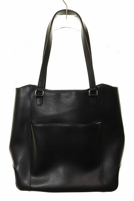 【中古】アニアリ aniary TOTES BAG BLACK 33-02000 エスフィルム なめし革 トート 御徒面子 黒いこと 【ブランド名古着ベクター】●▲■260226 メンズ レディース 【ベクター 古着】 260226