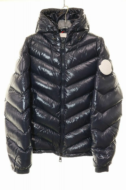 【中古】モンクレール MONCLER 19AW ALEIG GIUBBOTTO 2 アレイグ ナイロン ダウンジャケット ネイビー 【ブランド古着ベクトル】☆AA★260116 メンズ 【ベクトル 古着】 260116