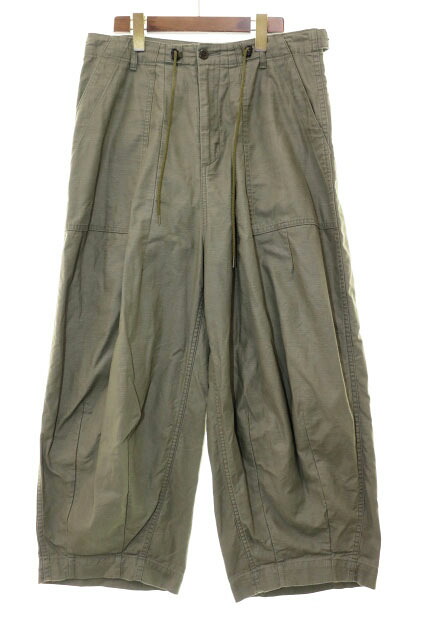 【中古】ニードルス ニードルズ Needles H.D.PANTS-FATIGUE KHAKI Sサイズ ヒザデル パンツ ファティーグ カーゴ カーキ 【ブランド古着ベクトル】260331 メンズ 【ベクトル 古着】 260331｜ベクトル プリマベーラ店
