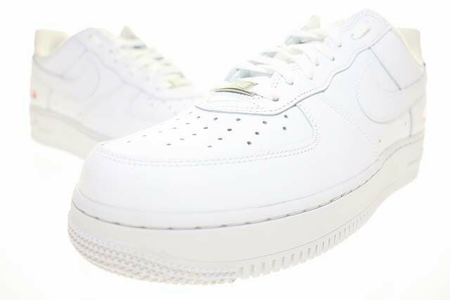【中古】ナイキ NIKE × SUPREME AIR FORCE 1 LOW SP WHITE 27.5cm CU9225-100 シュプリーム エア フォース ロー ホワイト 【ブランド古着ベクトル】▲■260120 メンズ 【ベクトル 古着】 260120