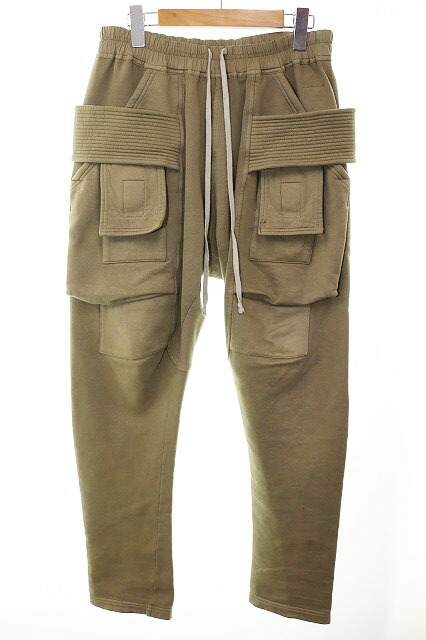 【中古】リックオウエンス Rick Owens DRKSHDW CREATCH CARGO DRAWSTRING PANTS XS ダークシャドウ クリーチカーゴ ドローストリング パンツ 【ブランド古着ベクトル】☆AA★260220 メンズ 【ベクトル 古着】 260220
