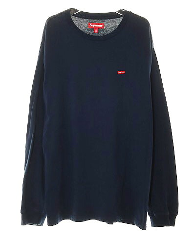 【中古】シュプリーム SUPREME 24SS SMALL BOX L/S TEE NAVY M大きさ スモール ボックス席 ロング 捩り プルオーバー 米国海軍 青 【ブランド名古着ベクター】☆AA★260225 メンズ 【ベクター 古着】 260225