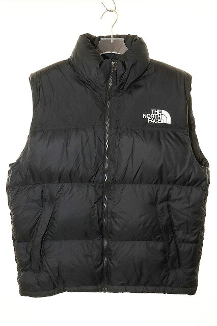 【中古】ザノースフェイス THE NORTH FACE NUPTSE VEST BLACK XL ND92338 ヌプシ 落ち込む 限りない 黒いこと 【ブランド名古着ベクター】260207 メンズ 【ベクター 古着】 260207
