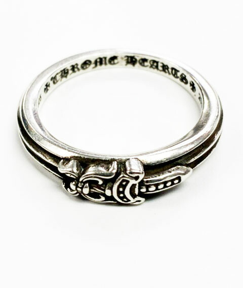 【中古】クロムハーツ CHROME HEARTS BABY CLASSIC DAGGER RING 19号 もの言う花 古典派音楽 ダガー 輪っか しろがね色 指環 【ブランド名古着ベクター】☆AA★▲ 260310 メンズ 【ベクター 古着】 260310