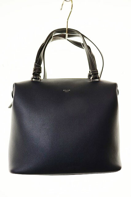 【中古】セリーヌ CELINE スモールソフトキューブ ショルダーバッグ 2WAY なめし革 米国海軍 【ブランド名古着ベクター】☆AA★▲■260228 レディース 【ベクター 古着】 260413