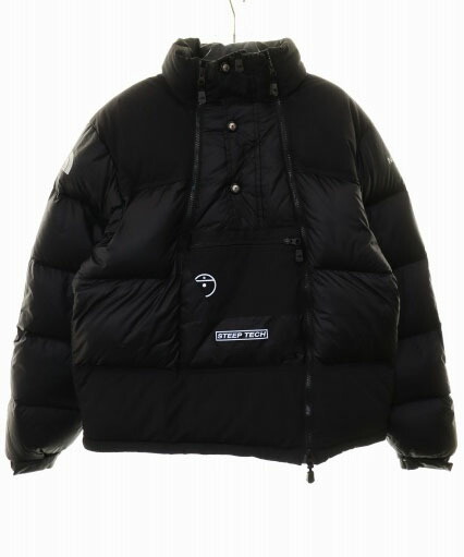 【中古】ザノースフェイス THE NORTH FACE STEEP TECH DOWN JACKET BLACK M NF0A4QYT 落ちこむ 上衣 黒いこと 黒 【ブランド名古着ベクター】☆AA★260602 メンズ 【ベクター 古着】 260602