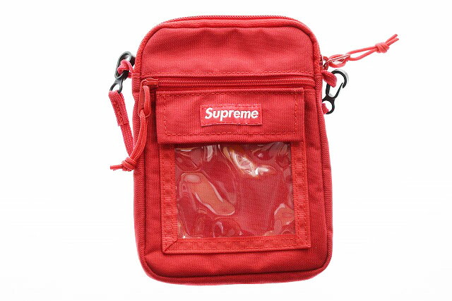 【中古】シュプリーム SUPREME 19SS UTILITY POUCH ユーティリティ ポーチ ミニ ショルダー バッグ レッド 赤 【ブランド古着ベクトル】☆AA★▲260405 メンズ 【ベクトル 古着】 260405