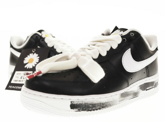 【中古】× PEACEMINUSONE AIR FORCE 1 LOW PARA NOISE BLACK 28cm AQ3692-001 ピースマイナスワン エア フォース 1 パラノイズ ブラック【ブランド古着ベクトル】▲■260217