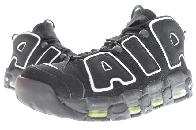 【中古】ナイキ NIKE AIR MORE UPTEMPO BLACK 2016 28.5cm 414962-002 エア モア アップテンポ ブラック 【ブランド古着ベクトル】 ▲■260228 メンズ 【ベクトル 古着】 260303
