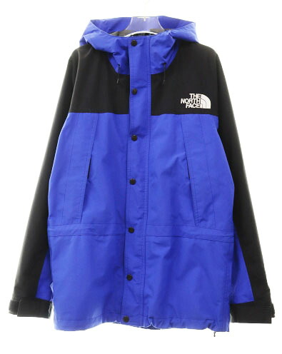 【中古】ザノースフェイス THE NORTH FACE GORE-TEX MOUNTAIN LIGHT JACKET BLUE Mサイズ NP11834 マウンテンライト ジャケット パーカー ゴアテックス 青 ブルー 【ブランド古着ベクトル】260222 メンズ 【ベクトル 古着】 260222