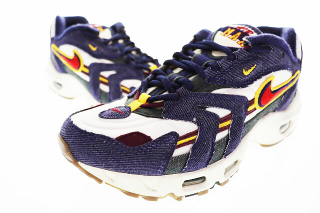 【中古】ナイキ NIKE AIR MAX 96 2 QS BLACKENED BLUE 26糎 DJ6742-400 大気圏 マックス ブラッケネド 青色 【ブランド名古着ベクター】▲260511 メンズ 【ベクター 古着】 260511