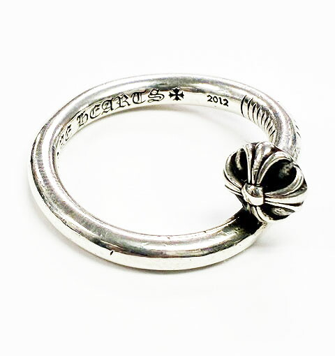 【中古】クロムハーツ CHROME HEARTS NAIL CRSBALL 20号 ネイル クロスボール リング シルバー 指輪 【ブランド古着ベクトル】☆AA★▲260227 メンズ 【ベクトル 古着】 260227
