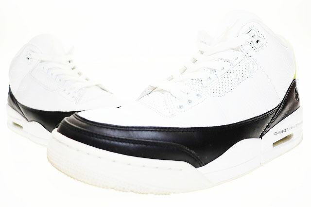 【中古】ナイキ NIKE AIR JORDAN 3 RETRO SP FRAGMENT 2020 27.5cm DA3595-100 AJ3 エア ジョーダン III レトロ スペシャル フラグメント コラボ ホワイト 白 【ブランド古着ベクトル】▲260312 メンズ 【ベクトル 古着】 260312