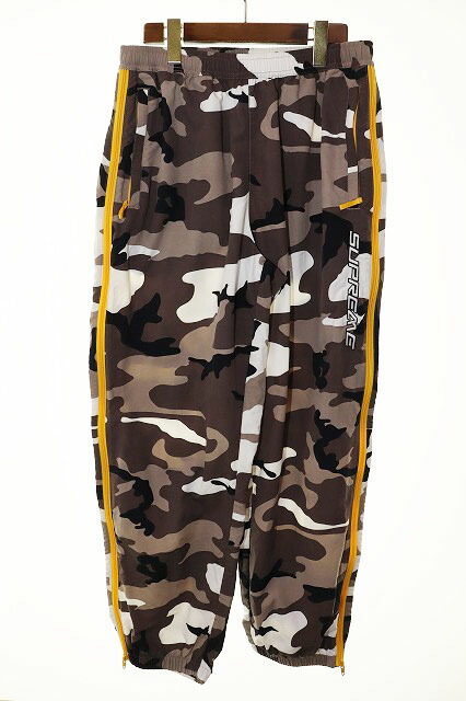 【中古】シュプリーム SUPREME 25SS CONTRAST ZIP WARM UP PANT SNOW CAMO M コントラスト ジップ ウォームアップ パンツ スノーカモ グレー 【ブランド古着ベクトル】☆AA★260401 メンズ 【ベクトル 古着】 260401