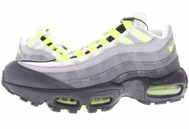 【中古】ナイキ NIKE AIR MAX 95 OG NEON YELLOW 2020 26cm CT1689-001 エア マックス オリジナル ネオン イエロー 【ブランド古着ベクトル】 ▲■260314 メンズ 【ベクトル 古着】 260314
