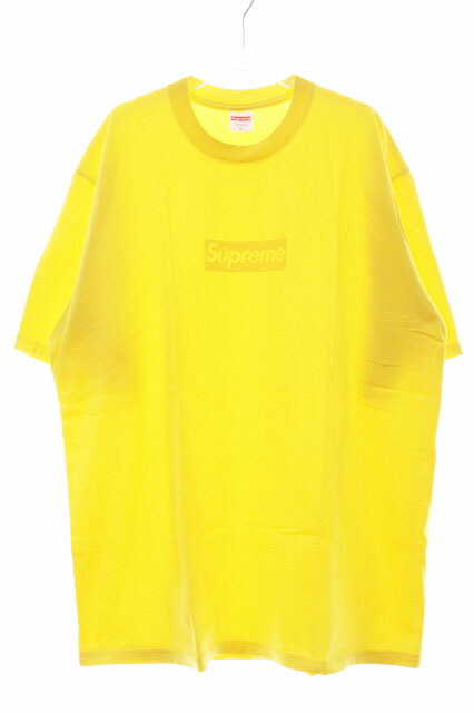 【中古】シュプリーム SUPREME 23SS TONAL BOX LOGO TEE YELLOW XL大きさ トーナル ボックス席 ロゴタイプ プルオーバー 黄色 黄味がかった 【ブランド名古着ベクター】☆AA★260410 メンズ 【ベクター 古着】 260410