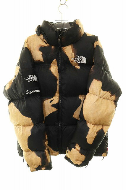 【中古】シュプリーム SUPREME 21AW BLEACHED DENIM PRINT NUPTSE JACKET M NF0A7WO8 ブリーチ デニム プリント ヌプシ ダウン ジャケット 【ブランド古着ベクトル】260320 メンズ 【ベクトル 古着】 260320