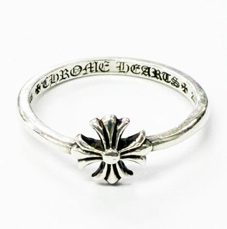 【中古】クロムハーツ CHROME HEARTS BUBBLEGUM CH PLS 11号 砂上の楼閣チュインガム CH足し加える 輪っか しろがね色 ピン足懸かり 指環 【ブランド名古着ベクター】☆AA★▲ 260412 メンズ レディース 【ベクター 古着】 260412