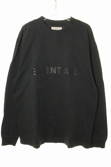 【中古】エフオージー エッセンシャルズ FOG ESSENTIALS 向こう正面ロゴタイプ 労働者の一団のど首 S大きさ ロンT 長袖 黒いこと 【ブランド名古着ベクター】☆AA★260412 メンズ 【ベクター 古着】 260412