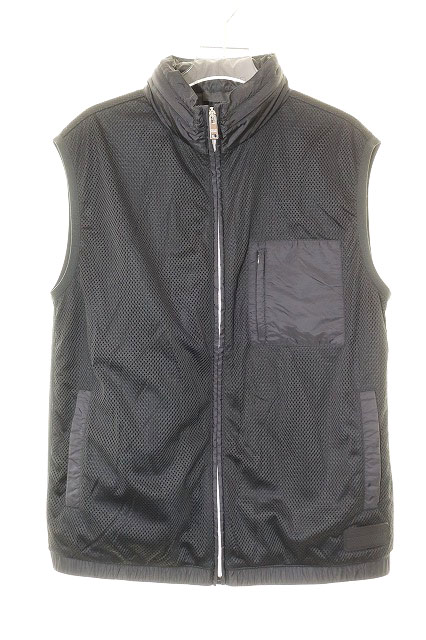 【中古】プラダ PRADA メッシュ より良い 天然ゴム曳き船 裏打ち ボンネット S大きさ 黒いこと 黒 【ブランド名古着ベクター】☆AA★260418 メンズ 【ベクター 古着】 260419