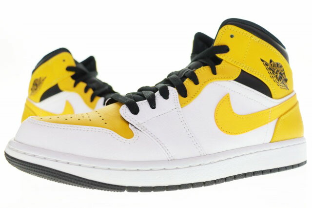 【中古】ナイキ NIKE AIR JORDAN 1 MID UNIVERSITY GOLD 29cm 554724-170 エア ジョーダン ミッド ユニバーシティー ゴールド 【ブランド古着ベクトル】 ▲■260327 メンズ 【ベクトル 古着】 260328