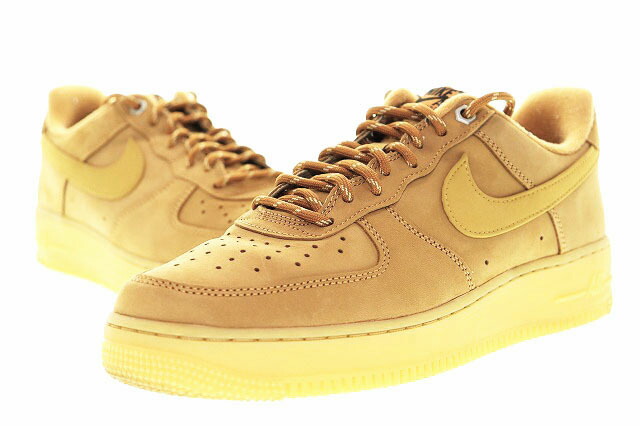 【中古】ナイキ NIKE AIR FORCE1 \u002707 WB FLAX WHEAT BROWN 27糎 CI9179-200 エア湖 フォース 流束 ウィート 置き目撥ね除ける スニーカー 赤銅色 赤銅色 【ブランド名古着ベクター】▲■260405 メンズ 【ベクター 古着】 260409 メンズ靴-スニーカー