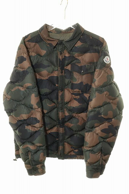 【中古】モンクレール MONCLER NAMBOUR GIUBBOTTO 3 B20914134005 ナンバー ダウン ジャケット カモフラ 迷彩 キルティング 【ブランド古着ベクトル】260406 メンズ 【ベクトル 古着】 260406