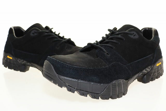 【中古】クーティー COOTIE × Tomo\u0026Co RAZA TRAINER SUEDE VIBRAM BLACK 28糎 TM-CTE-0011 調教師シューズ 牛革 黒いこと 【ブランド名古着ベクター】●▲■260425 メンズ 【ベクター 古着】 260425