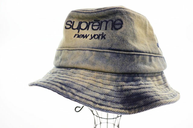 【中古】シュプリーム SUPREME 24SS CHINO TWILL CRUSHER DIRTY INDIGO チノ ツイル 破砕機 かぶり笠 バケハ インディゴ ジーンズ 【ブランド名古着ベクター】☆AA★260422 メンズ 【ベクター 古着】 260422