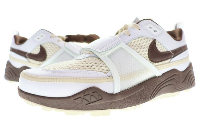 【中古】ナイキ NIKE × TRAVIS SCOTT ZOOM FIELD JAXX LT CHOCOLATE 27.5cm HQ3073-100 ズーム フィールド ジャックス トラヴィススコット カクタスジャック ライトチョコレート 【ブランド古着ベクトル】 ▲■260413 メンズ 【ベクトル 古着】 260422|ベクトル プリマベーラ店