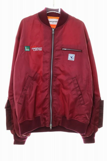 【中古】ウィズ WHIZ 24AW WHIZ LIMITED STORAGE JACKET MA-1 BURGUNDY L WL-J-156 ウィズリミテッド 同盟罷工ロング 上衣 バーガンディ 【ブランド名古着ベクター】260424 メンズ 【ベクター 古着】 260424 コート・ジャケット-メンズファッション