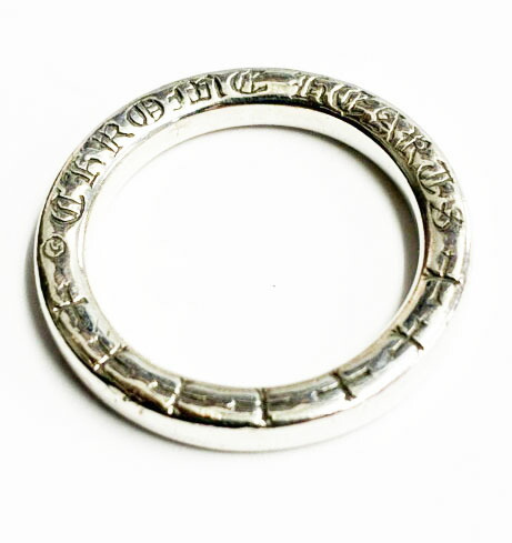【中古】クロムハーツ CHROME HEARTS NTFL 輪っか 9号 しろがね色 指環 【ブランド名古着ベクター】☆AA★ ▲ 260503 メンズ レディース 【ベクター 古着】 260504