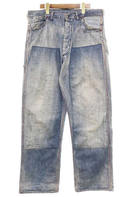 【中古】仙マイケル SAINTMICHAEL 23AW PAINTER PANTS SIZES SM-A23-0000-038 絵の具 ジーンズ ズボン下 ボトムス 【ブランド名古着ベクター】260504 メンズ 【ベクター 古着】 260504