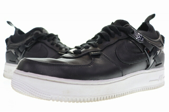 【中古】ナイキ NIKE × UNDERCOVER AIR FORCE 1 LOW SP UC BLACK 28cm DQ7558-002 エアフォース ロー アンダーカバー コラボ ブラック 黒 【ブランド古着ベクトル】 ▲260504 メンズ 【ベクトル 古着】 260505