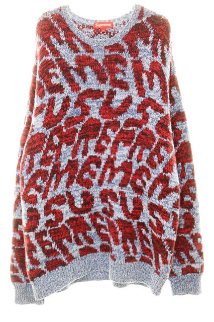 【中古】シュプリーム SUPREME 23SS STACKED SWEATER Lサイズ スタック ニット セーター 総柄 【ブランド古着ベクトル】☆AA★260614 メンズ 【ベクトル 古着】 260614｜ベクトル プリマベーラ店 16,170円
