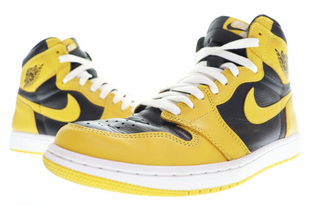 【中古】ナイキ NIKE AIR JORDAN 1 RETRO HIGH OG POLLEN YELLOW 28糎 555088-701 AJ1 大気圏 ジョーダン レトロ 御機嫌 パラン 黄色 ? 【ブランド名古着ベクター】 ▲■260505 メンズ 【ベクター 古着】 260509