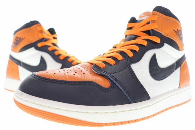 【中古】ナイキ NIKE AIR JORDAN 1 RETRO HIGH OG SHATTERED BACKBOARD ORANGE BLACK 28cm DZ5485-008 AJ1 エアジョーダン レトロ ハイ シャッタード バックボード オレンジ ブラック 【ブランド古着ベクトル】 ▲■260506 メンズ 【ベクトル 古着】 260506｜ベクトル プリマベーラ店