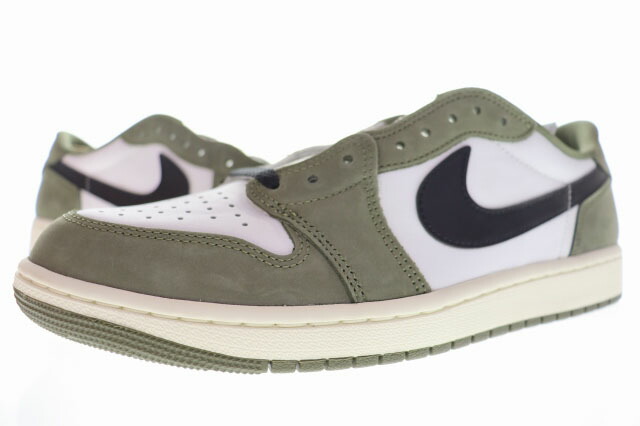 【中古】ナイキ NIKE AIR JORDAN 1 LOW OG MEDIUM OLIVE 28糎 HQ6998-200 AJ1 エア湖 ジョーダン 置き目 並み並み オリーブ 【ブランド名古着ベクター】 ▲■260509 メンズ 【ベクター 古着】 260509 メンズ靴-靴