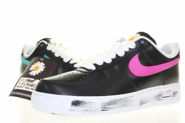 【中古】ナイキ NIKE × PEACEMINUSONE AIR FORCE 1 LOW 07 PARANOISE 3.0 BLACK 28.5糎 G-DRAGON 大気圏 フォース 置き目 パラノイズ スニーカー 黒いこと 黒 【ブランド名古着ベクター】▲■260517 メンズ 【ベクター 古着】 260517