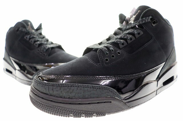 【中古】ナイキ NIKE AIR JORDAN 3 RETRO BLACK CAT 2025 28珊 CT8532-001 AJ3 エア湖 ジョーダン III レトロ ブラックキャット 黒 【ブランド名古着ベクター】▲■260604 メンズ 【ベクター 古着】 260604